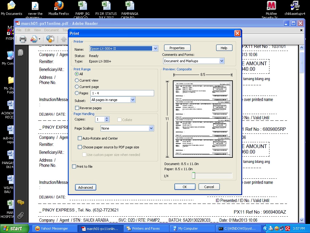 where does cups pdf print to