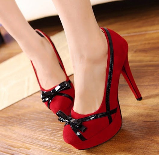 Bridals & Grooms Styles: Hot & Beautiful Velvet High Heel Shoes 2014-15