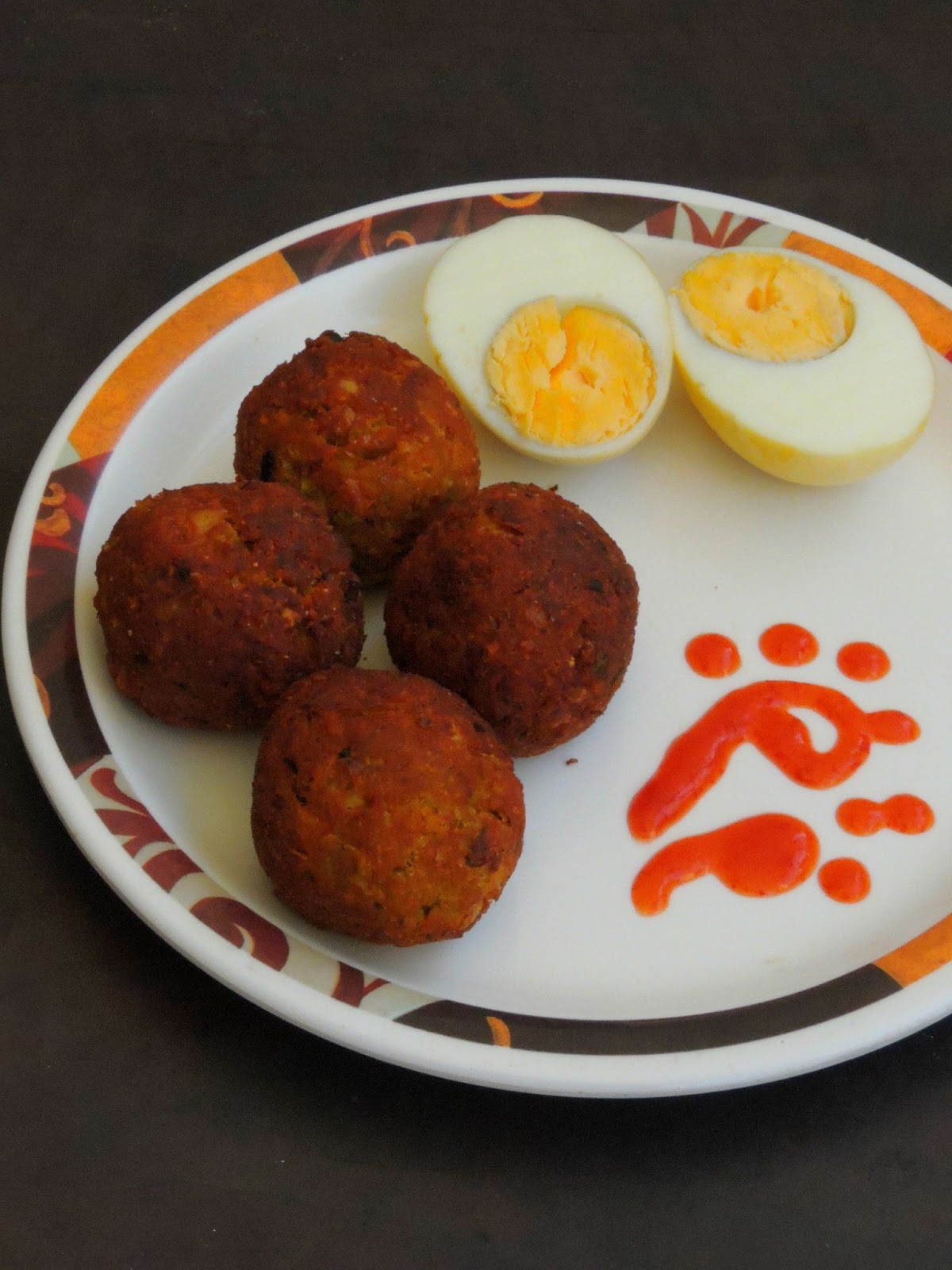 Priya's Versatile Recipes Muttai Kola Urundai/Spicy Egg Balls