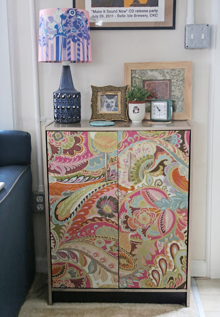 change cheap furniture with fabric weekend DIY
