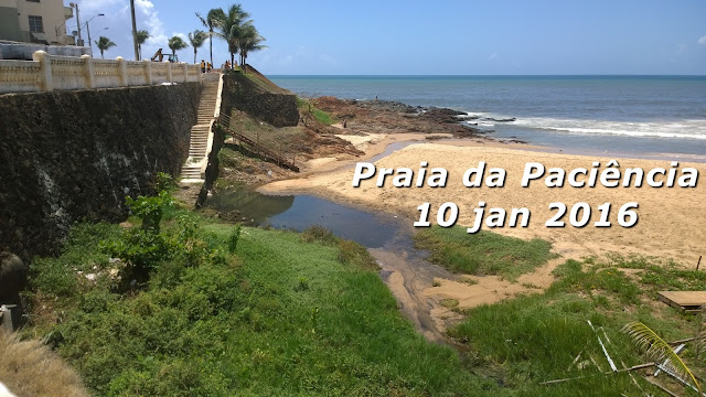 Moradores perguntam: E a Praia da Paciência? Moradores perguntam: E a Praia da Paciência?