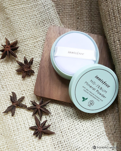 Innisfree no sebum mineral powder review fransiska wenda