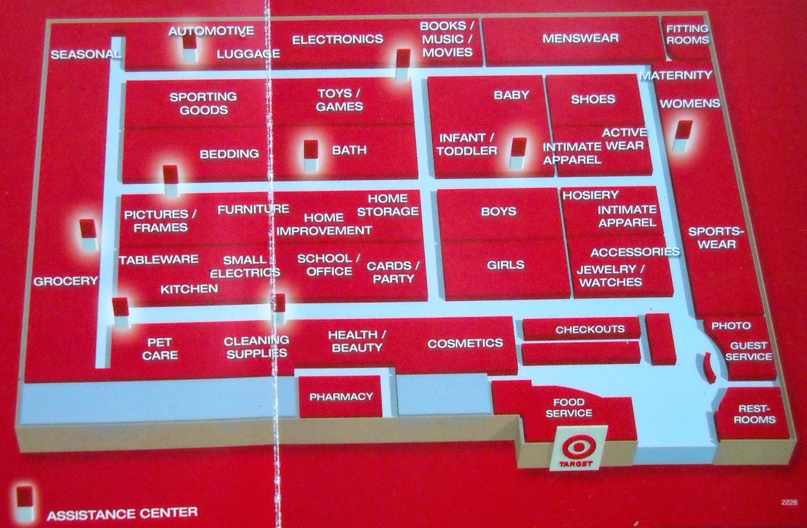 Target Store Aisle Map