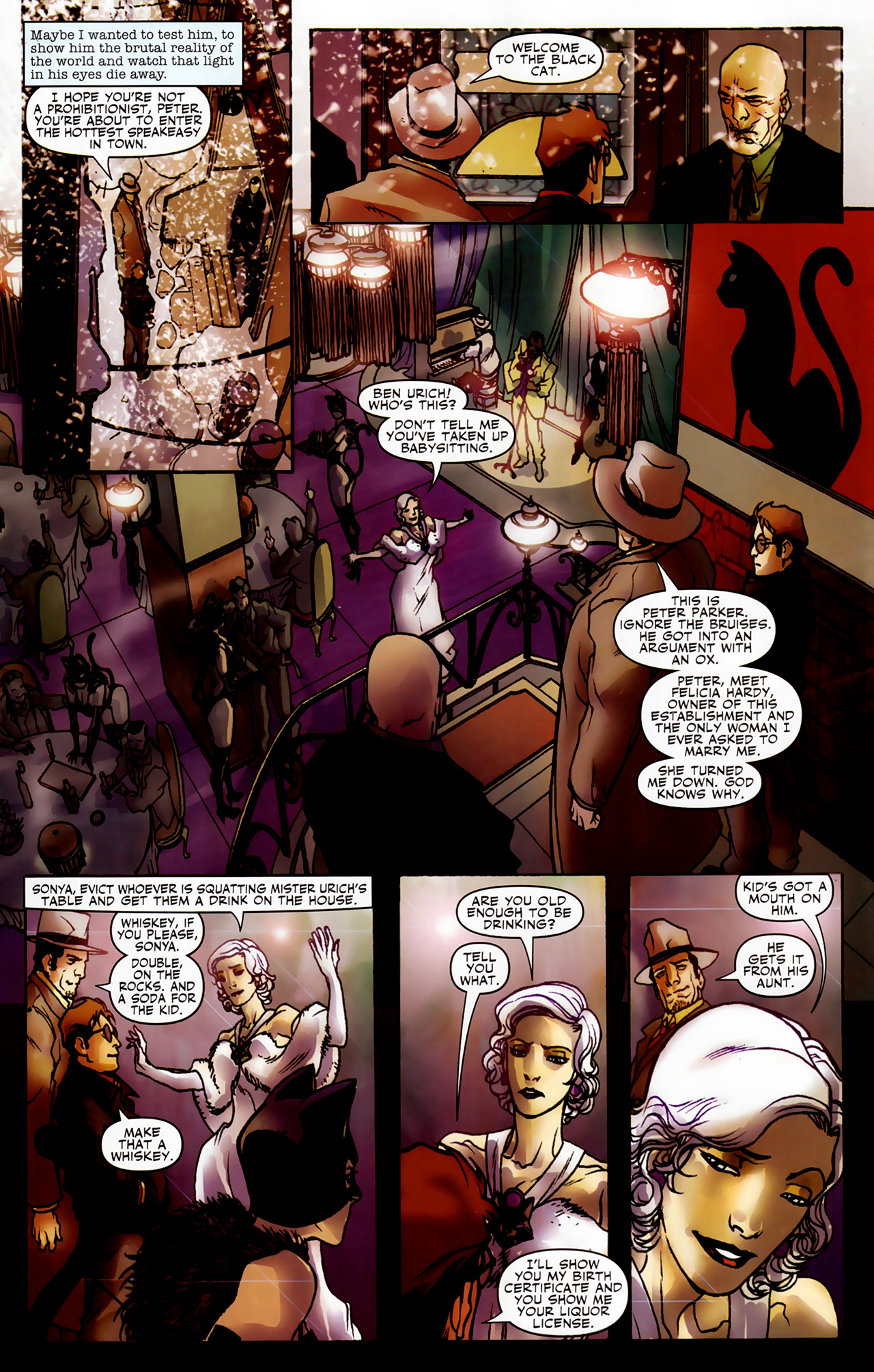 Read online Spider-Man Noir comic -  Issue #1 - 11