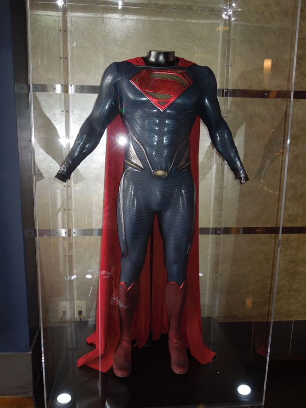 Man of Steel Superman suit on display - domesticjenni