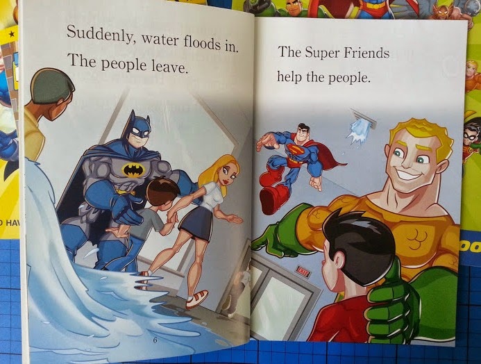 DC Super Heroes book for 5-7 year olds