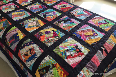 'Foundation by the Yard' scrap quilt by Penny