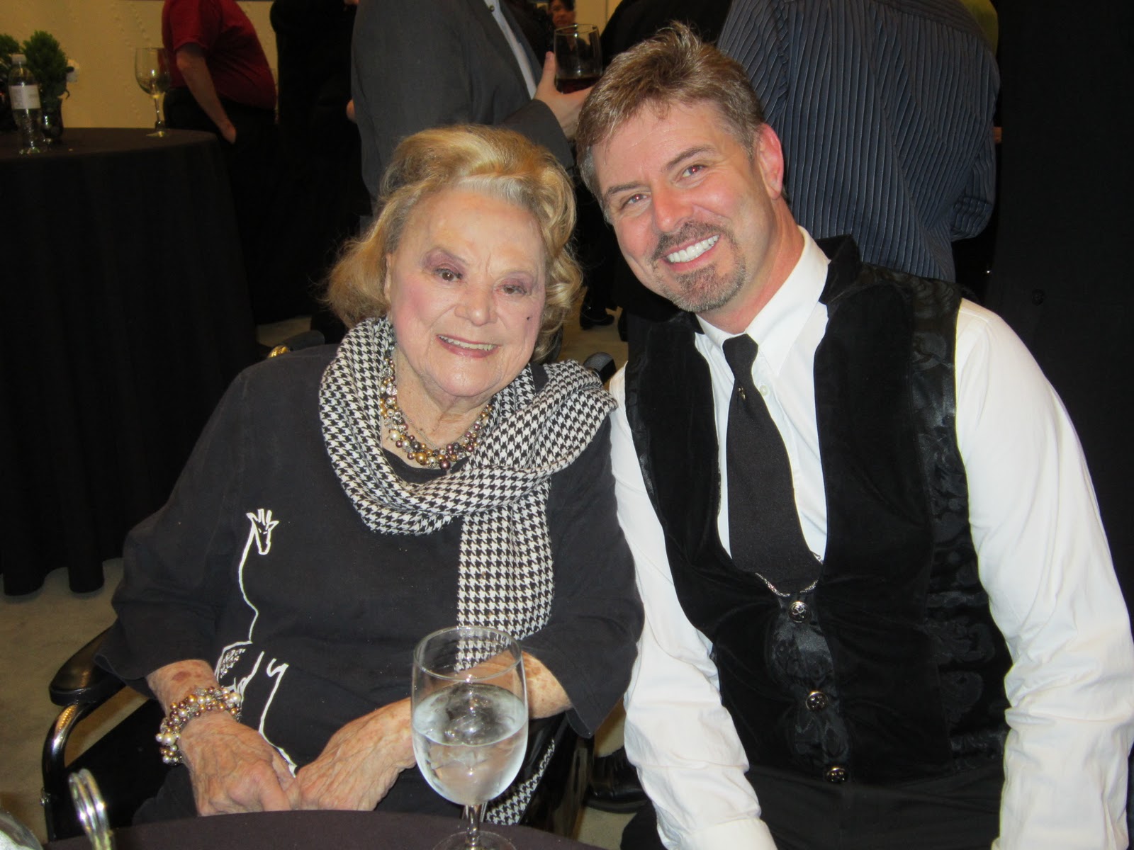 Rose Marie with Harlon Boll (one of "Wait's" associate producers)