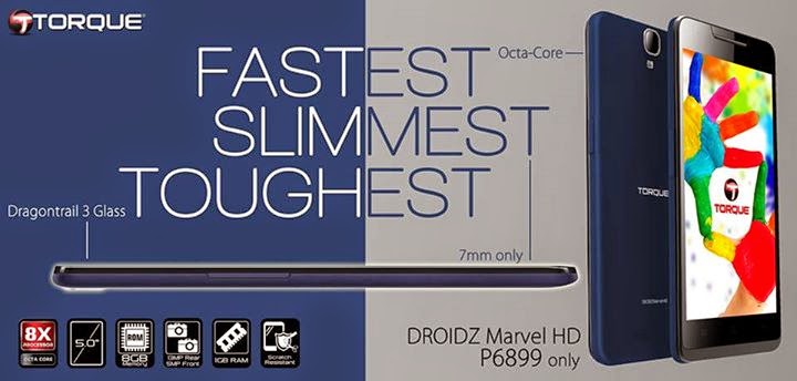 Torque DROIDZ Marvel HD: Specs, Price and Availability