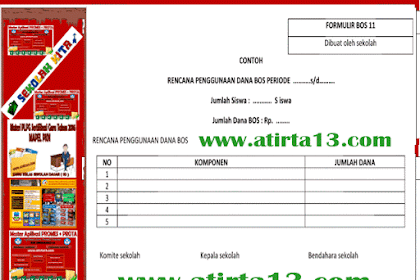 Contoh Format ( Rpd Bos ) Rencana Penggunaan Dana Bos Sesuai Juknis
Terbaru