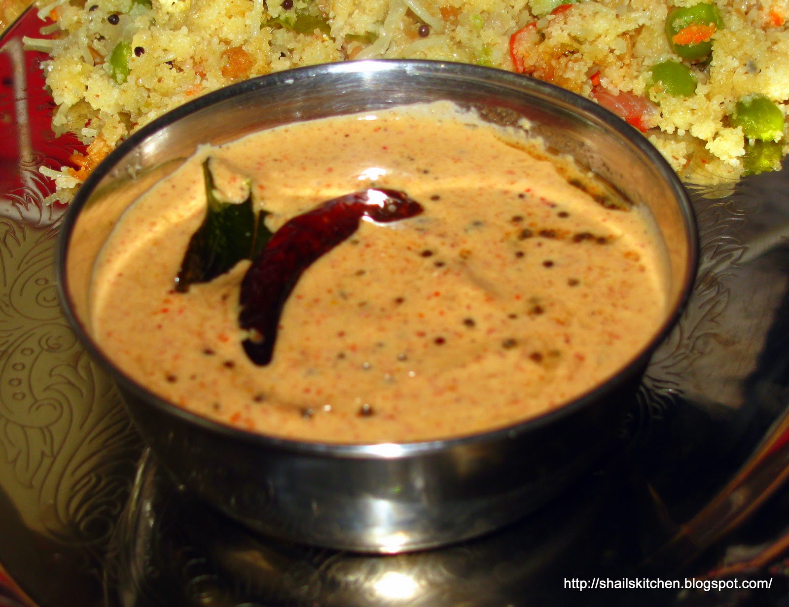 Shail de Cuisine Peanut Chutney ( Palli Pachadi )