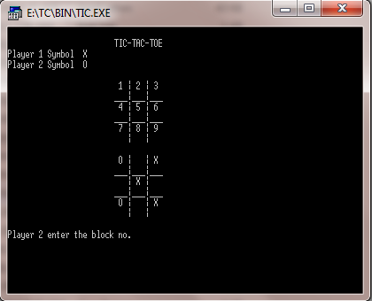 Programmers Area: TIC TAC TOE game in C language