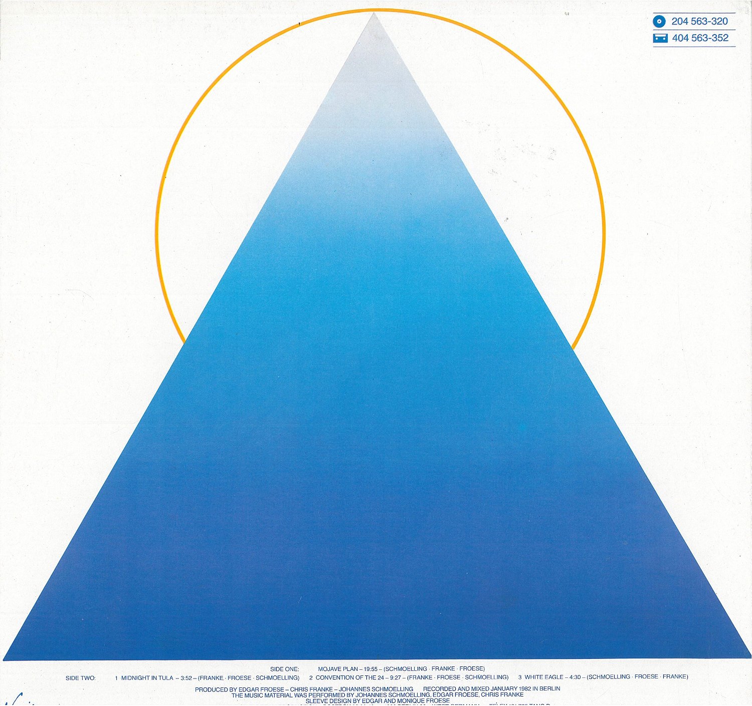 Otras músicas. Otros mundos. Tangerine Dream WHITE EAGLE