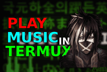 play music in termux