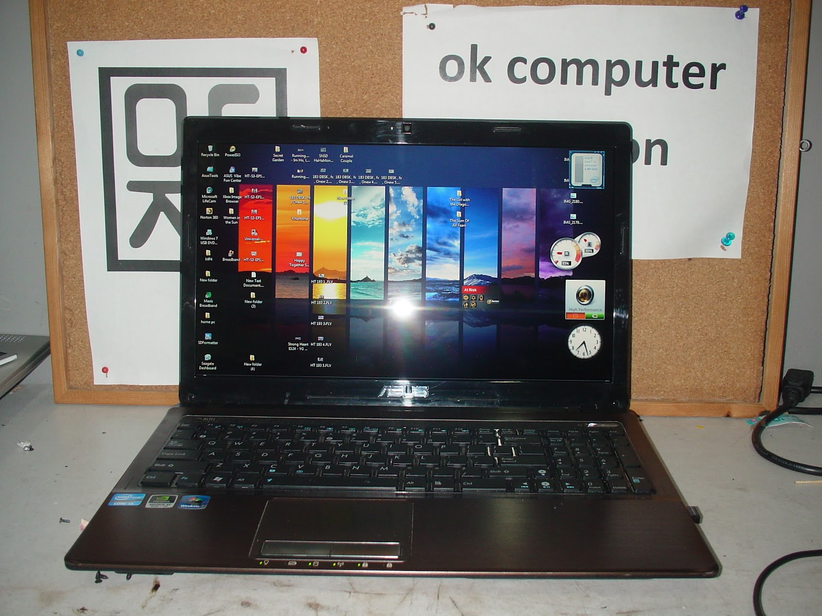 OK COMPUTER SOLUTION Repair Screen Laptop Asus K53s