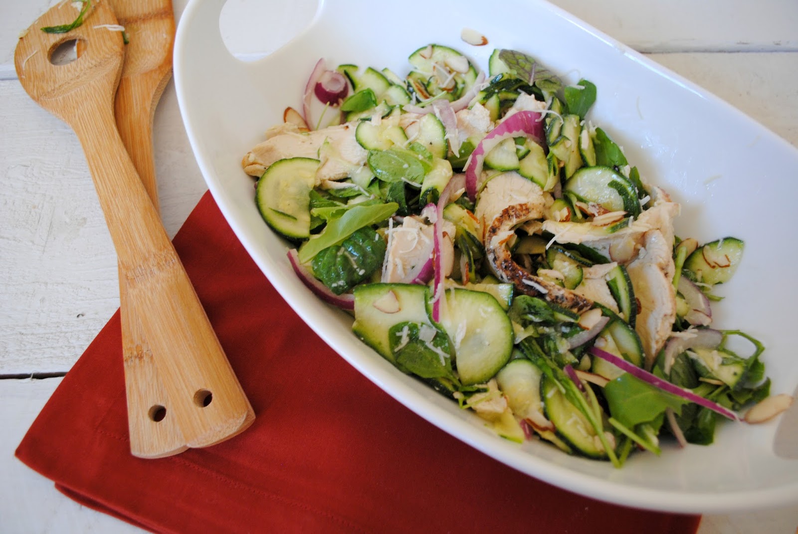 A Clove of Garlic, A Pinch of Salt Zucchini & Chicken Salad