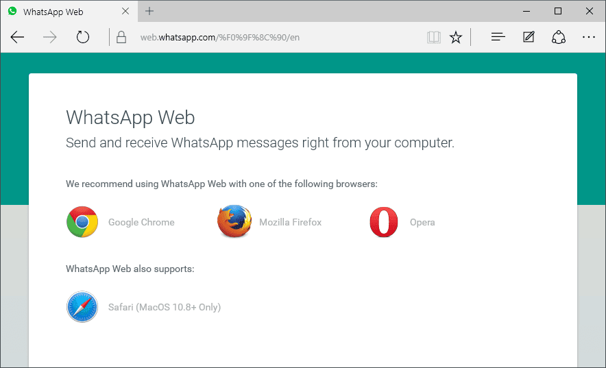How to Use WhatsApp Web on Microsoft Edge How to Use WhatsApp Web on Microsoft Edge