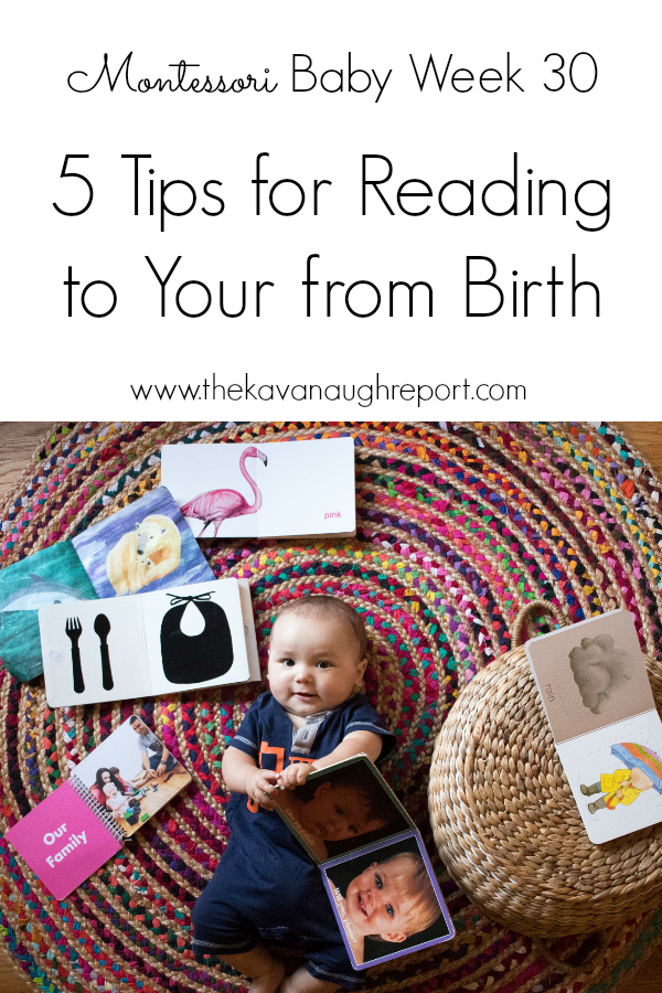 Reading to your baby from birth is a great way to connect to your baby and help them learn. Here are 5 tips to keep in mind when reading to your baby!