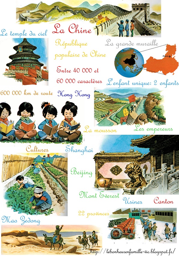 Le bonheur en famille Géographie, la