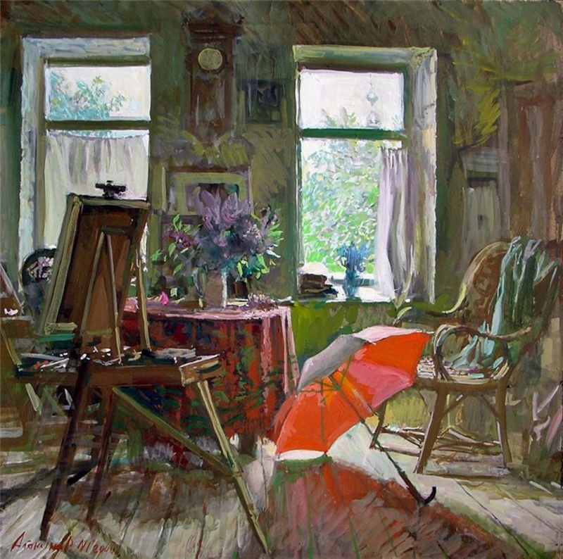 Stephen Darbishire 1940 | British Interiors and Landscape painter Stephen Darbishire 1940 | British Interiors and Landscape painter