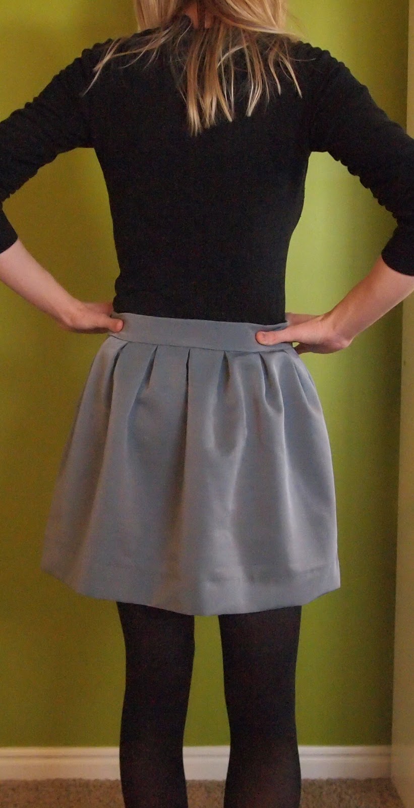 Stouty Sews Finished Box Pleat Skirt