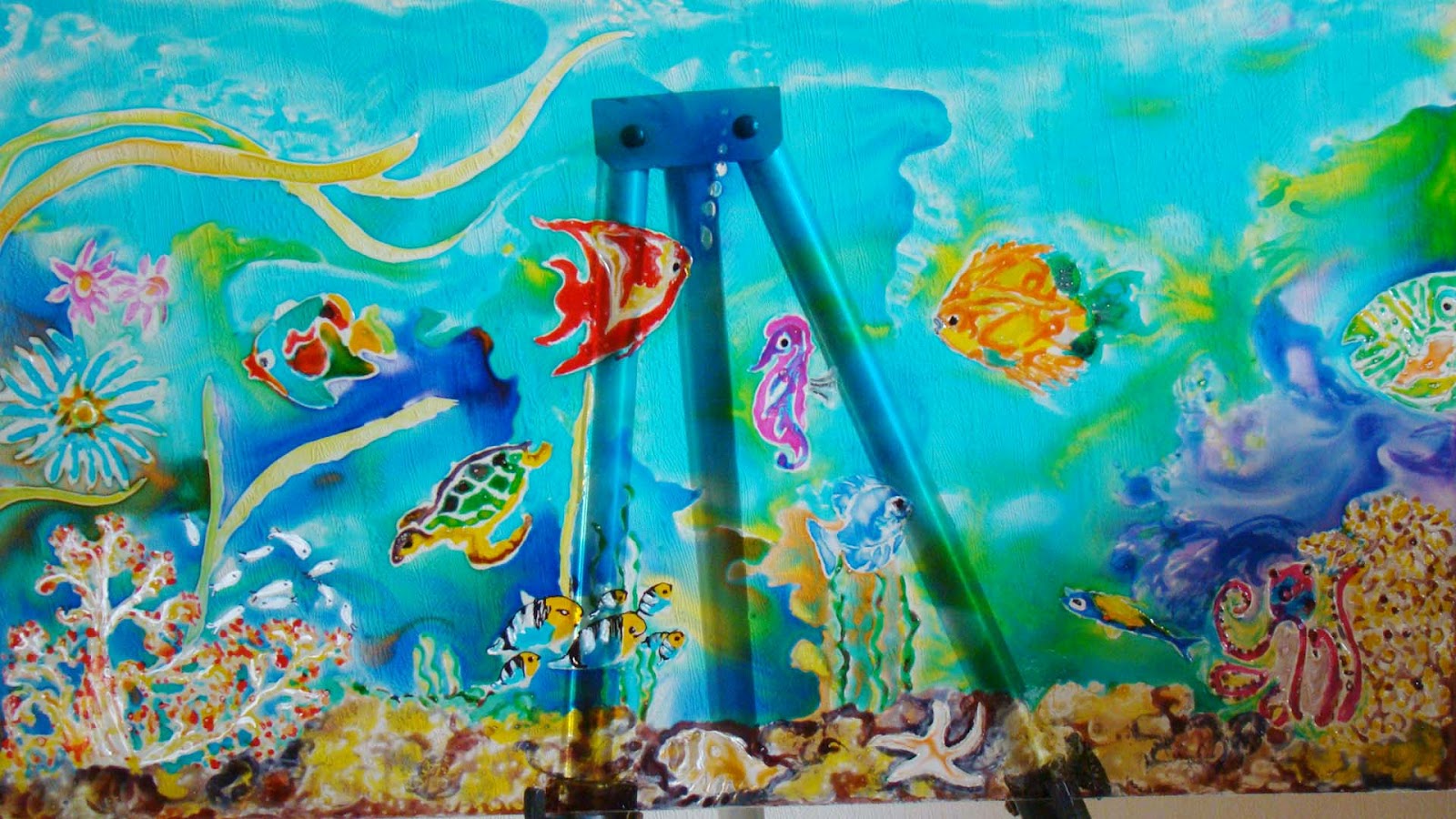 Art Musings 3. Glass Painting the fun paints