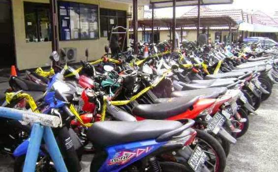 Polantas ‘Garuk’ 1.200 Unit Sepeda Motor Bermasalah 