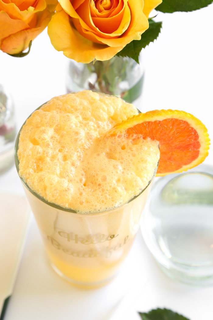 Orange Dreamsicle Frothy (DairyFree) Sprinkle Bakes