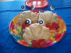 Crabby Chicken Sandwiches for Beach Party 