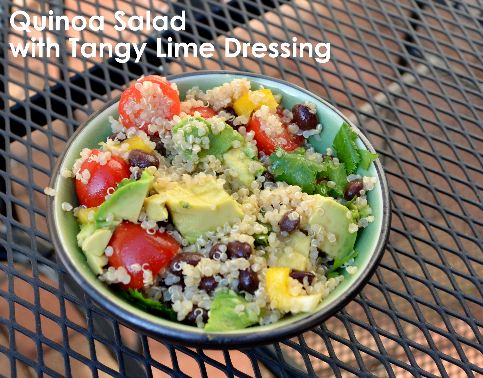 ThriceTheSpice Quinoa Salad with Tangy Lime Dressing