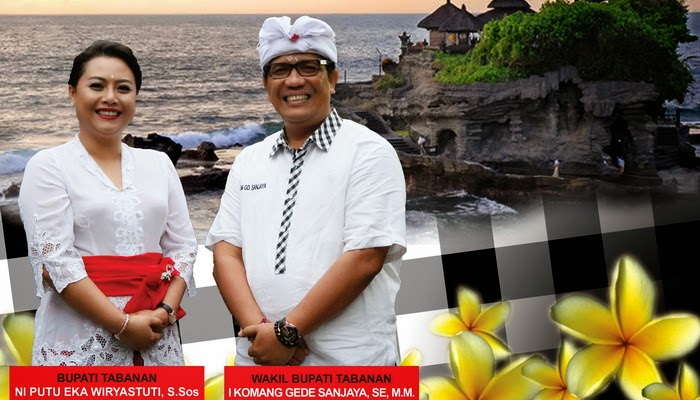 Bupati Eka Wiryastuti dan Wabup Sanjaya Ucapkan Selamat Nyepi