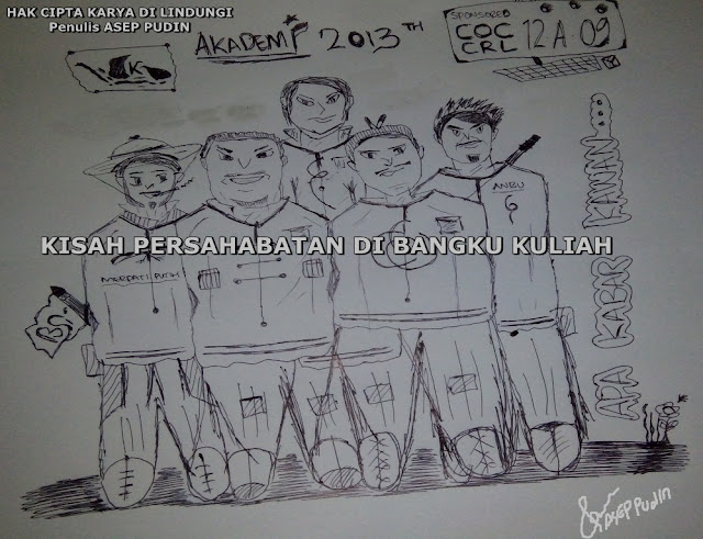 COVER BUKU KISAH PERSAHABATAN DI BANGKU KULIAHAsep Pudin