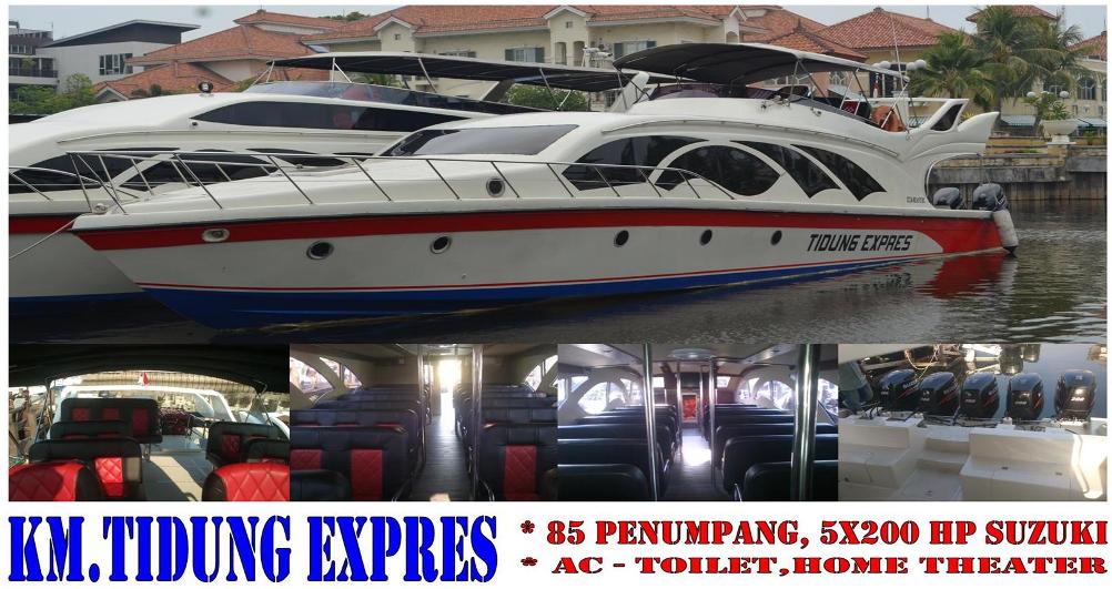 Harga sewa kapal speedboat tidung express Harga sewa kapal speedboat tidung express