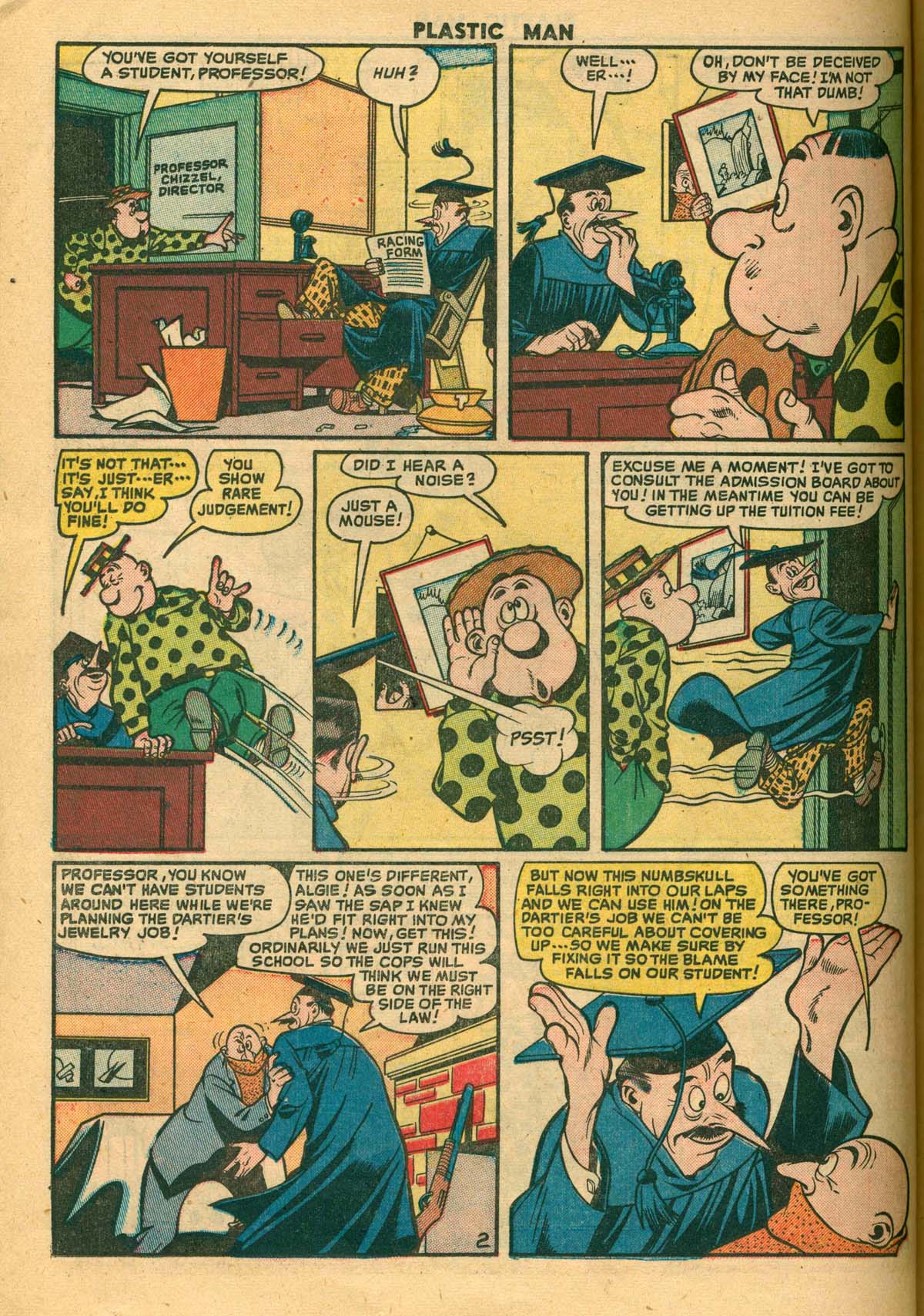 Read online Plastic Man (1943) comic -  Issue #27 - 36