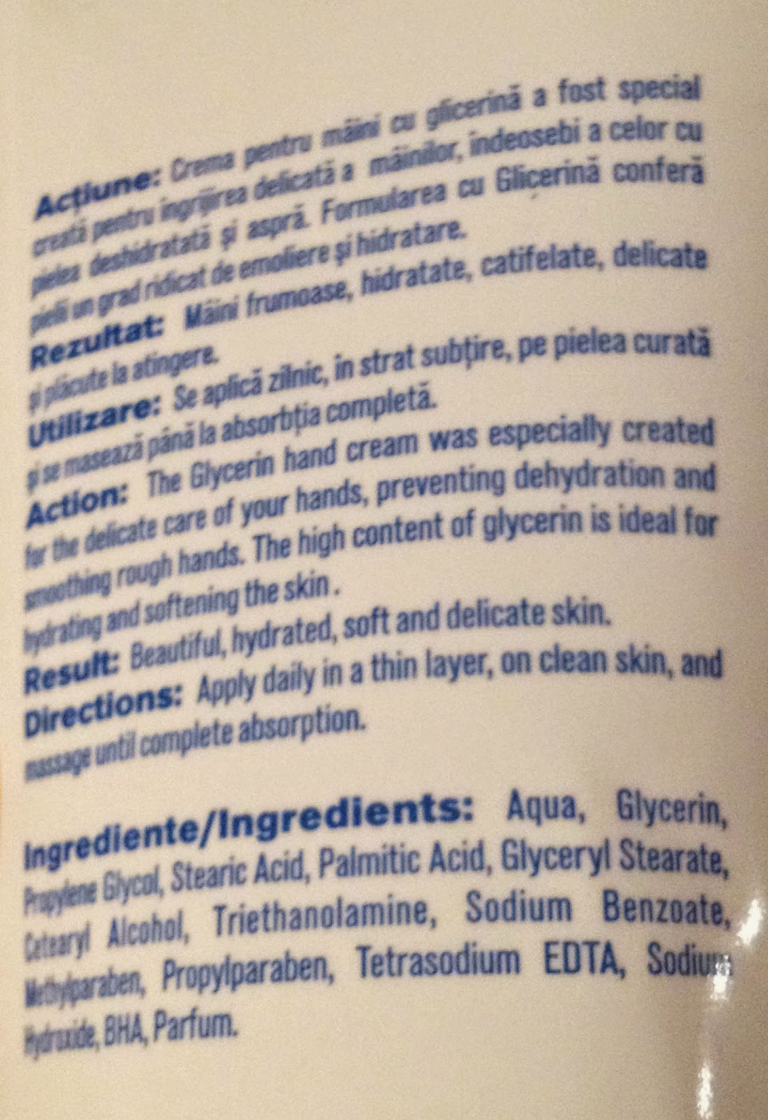 Farmec Glycerin Hand Cream one of the best hand creams I've tried