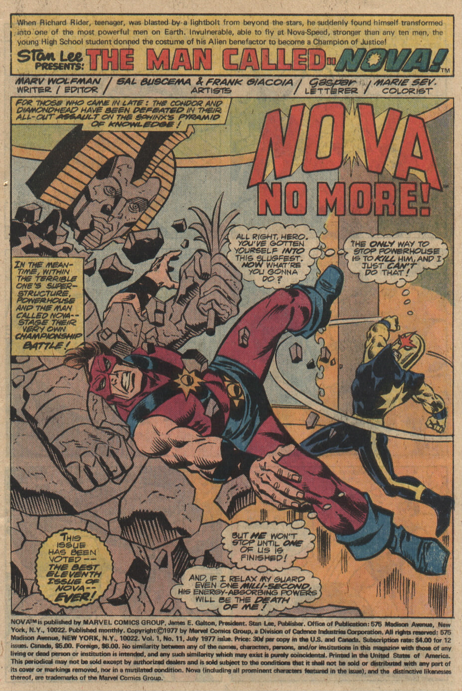 Nova (1976) Issue #11 #11 - English 2