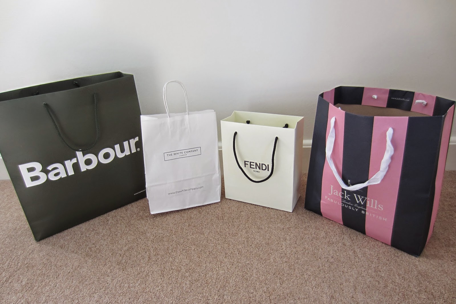 Bella and Robot Bicester Village Haul ft Fendi, Barbour, The White
