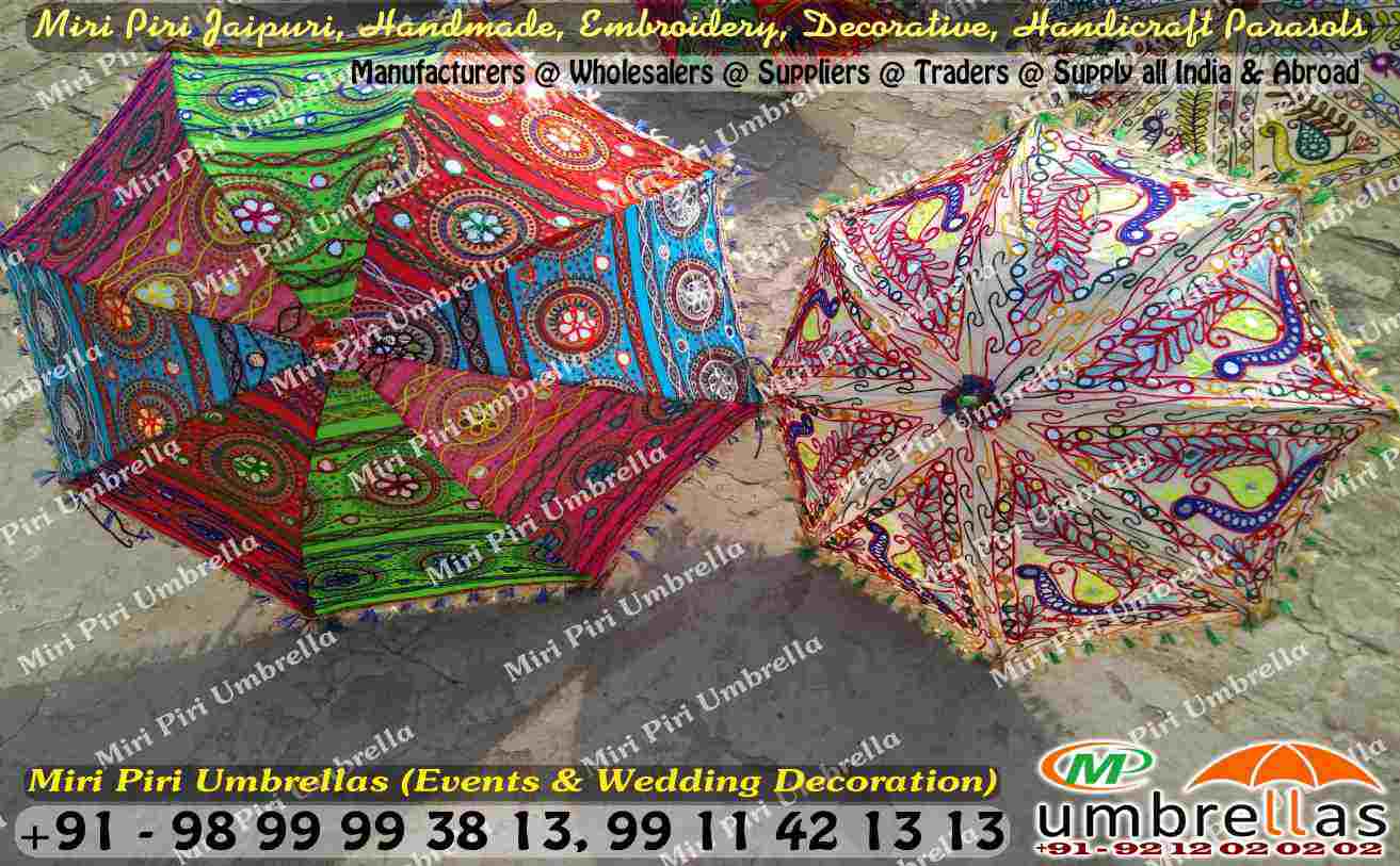 Rajasthani, Jaipuri, Wedding, Decorative, Umbrellas Parasols