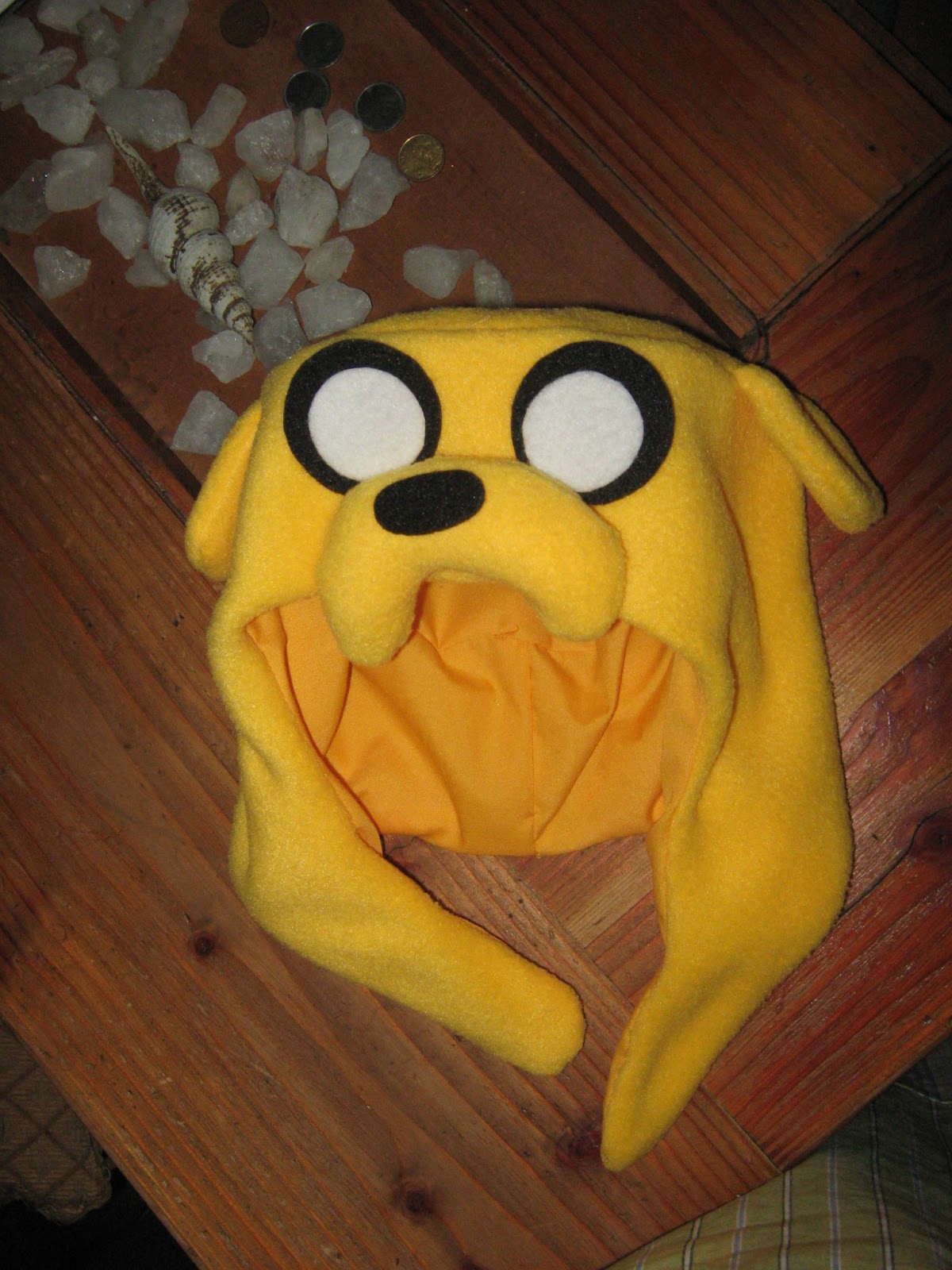 Ganchillo "Deditos Mágicos" Gorro de polar "Jake, el perro"