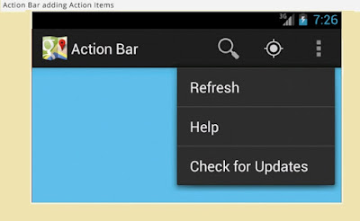 apa itu action bar toolbar ponsel