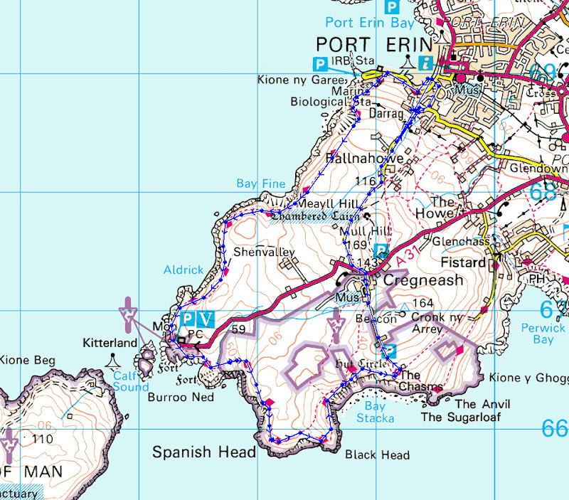 Helen and Colin Walking Blog: Port Erin Coastal Walk
