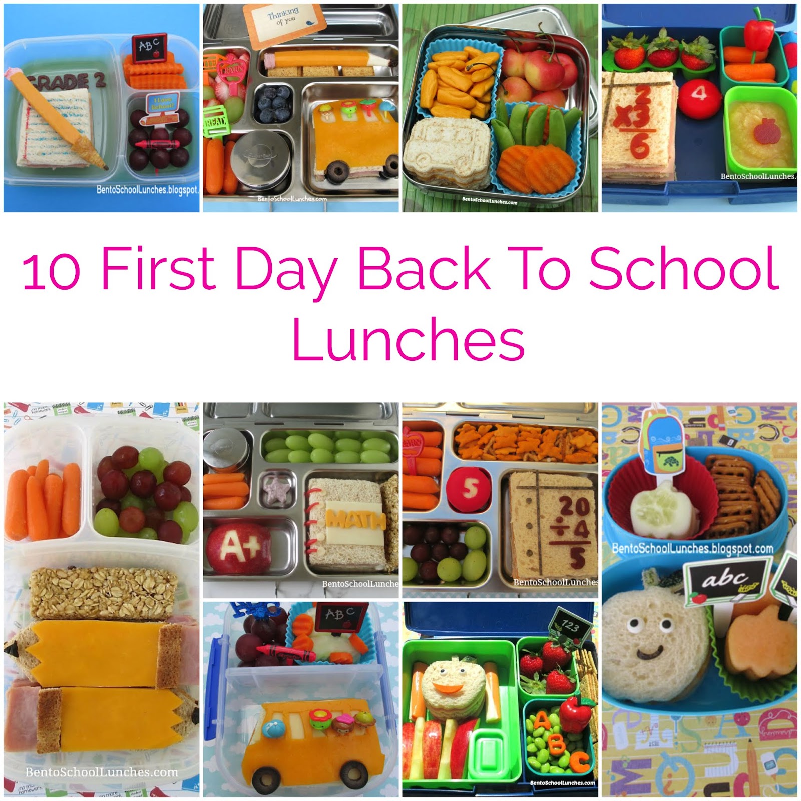Back to School Bento Lunch Recipe