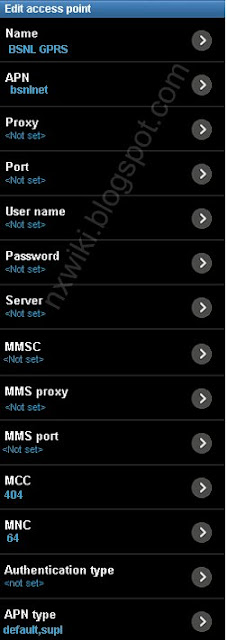 BSNL 3G GPRS APN Settings for Android Samsung Galaxy  HTC Sony