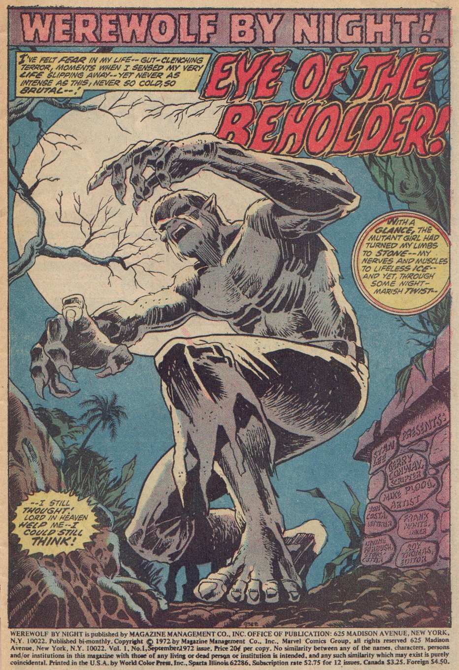 Werewolf by Night (1972) issue 1 - Page 2