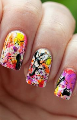 How To Make Splatter Paint Nail Art