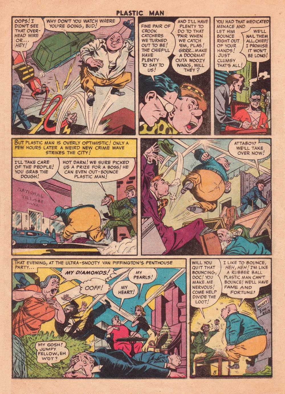 Read online Plastic Man (1943) comic -  Issue #60 - 16