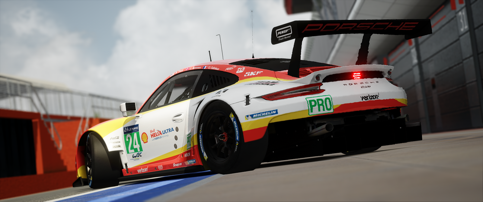 S.56 Design: Porsche 911 RSR Team Penske Shell #24