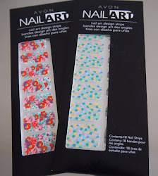 avon nail strips springtime nails wraps sun