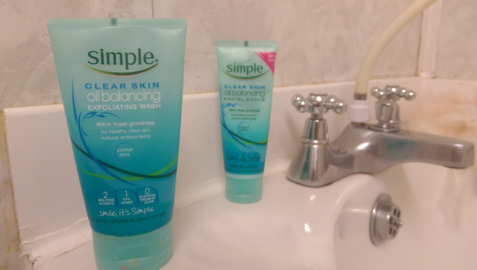 simple exfoliating wash