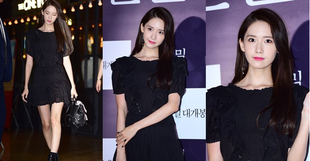 Berbusana Serba Hitam, Yoona SNSD Curi Perhatian